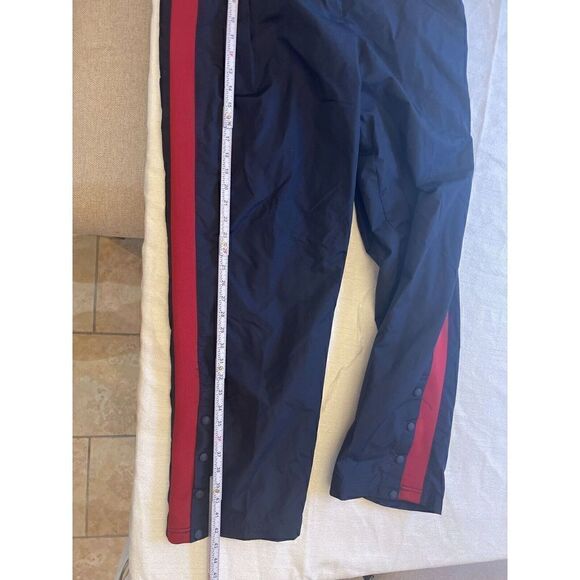 Tommy Hilfiger Track Pants Men's L Blue Striped 100% Nylon Pockets Drawstring - Picture 5 of 8